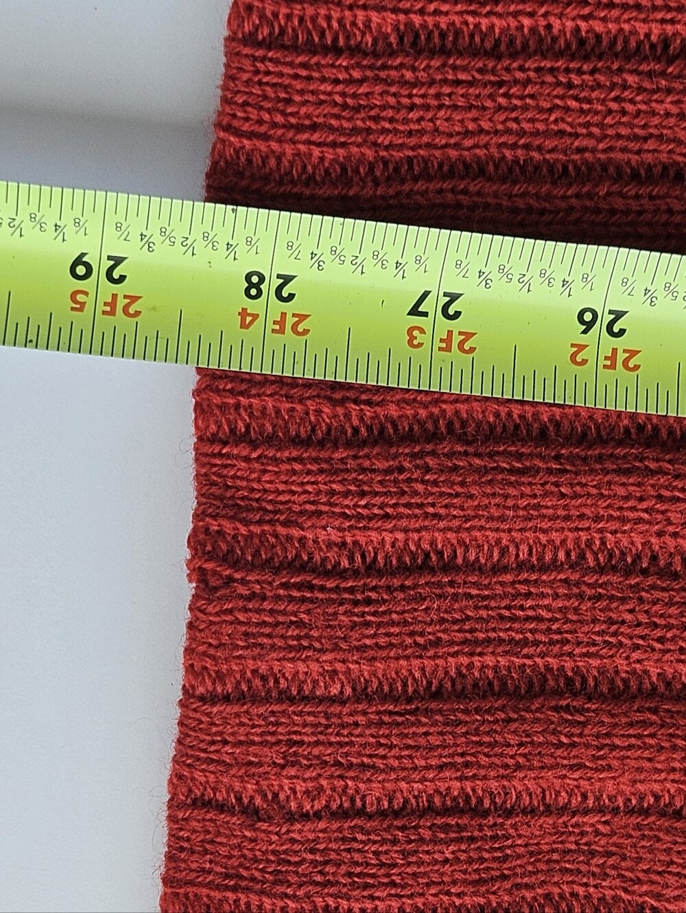 Giorgio Armani Vintage Red & Blue Wool Ribbed Logo Retro Sweater - Picture 9 of 12